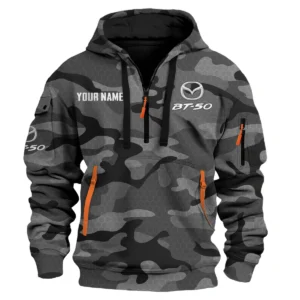 Mazda BT-50 - Built for Road Trips Ute Drivers 4x4 Owners SUV Lovers Hoodie Half Zip BLC11625A1BT50