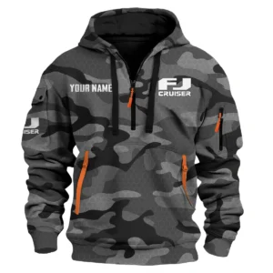 Toyota FJ Cruiser - Built for Road Trips Ute Drivers 4x4 Owners SUV Lovers Hoodie Half Zip BLC11625A1FJC