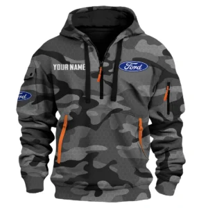 Ford - Built for Road Trips Ute Drivers 4x4 Owners SUV Lovers Hoodie Half Zip BLC11625A1FRD1