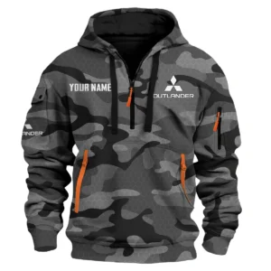 Mitsubishi Outlander - Built for Road Trips Ute Drivers 4x4 Owners SUV Lovers Hoodie Half Zip BLC11625A1OLD