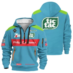 1991 Michael Schumacher Race Suit Hoodie Half Zip BLVAMC020925A9HDF - Motorsport Apparel