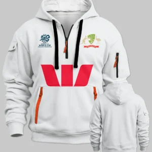 Cricket Cricket Australia Test 2026 Women's T20 World Cup Hoodie Half Zipper All Over Prints - Gift for Australia Fans QTCK300326AA6-HDF