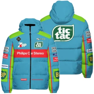 1991 Michael Schumacher Race Suit Down & Puffer Jackets BLVAMC020925A9HCJ - Pit Lane Clothing