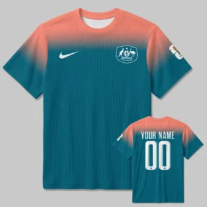 Australia Match Away 2026/27Jersey Unisex Classic Logo Ribbed T-Shirt All Over Prints - Gift for Australia Fans QTAU030426A7-RTS