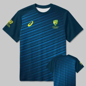 Cricket Australia 2026 Women's T20 World Cup Unisex Classic Logo Ribbed T-Shirt All Over Prints - Gift for Australia Fans QTCK010426A4-RTS
