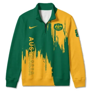 Alternative view of Australia Concept Jersey Quarter Zip Sweatshirt All Over Prints - Gift for Australia Fans QTAU030426A6-QTZ
