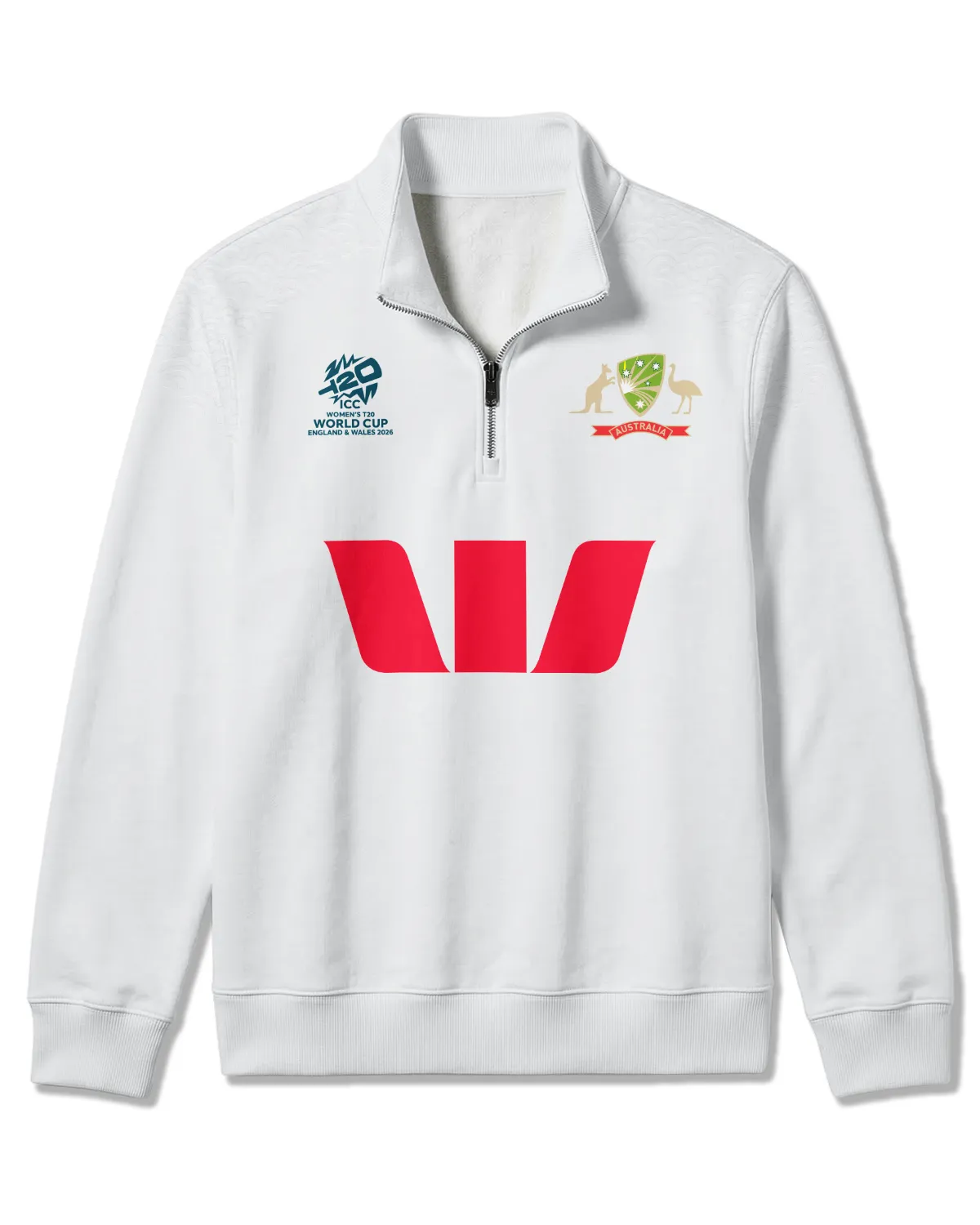 Cricket Cricket Australia Test 2026 Women's T20 World Cup Quarter Zip Sweatshirt All Over Prints - Gift for Australia Fans QTCK300326AA6-QTZ - Image 2