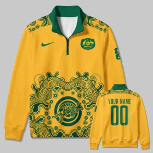 Australia Concept Jersey Quarter Zip Sweatshirt All Over Prints - Gift for Australia Fans QTAU030426A3-QTZ