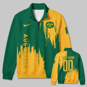 Australia Concept Jersey Quarter Zip Sweatshirt All Over Prints - Gift for Australia Fans QTAU030426A6-QTZ