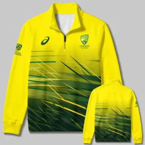 Cricket Australia 2026 Women's T20 World Cup Quarter Zip Sweatshirt All Over Prints - Gift for Australia Fans QTCK010426A2-QTZ