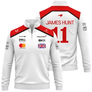 James Hunt x 2025 Edition Quarter Zip Sweatshirt For Fans BL2725A1QZS - Race Day Outfit