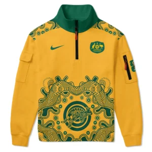 Alternative view of Australia Concept Jersey Sweatshirt Zipper All Over Prints - Gift for Australia Fans QTAU030426A3-SHZ