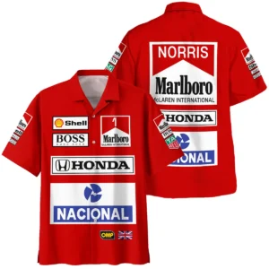 From 1988 to 2026 Lando Norris McLaren F1 Golden Era Hawaiian Shirt BLNR3426A1HW