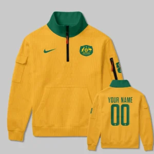 Australia Match Home 2026/27Jersey Sweatshirt Zipper All Over Prints - Gift for Australia Fans QTAU030426A1-SHZ