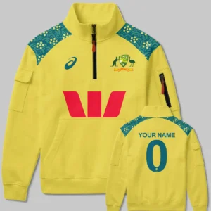 Cricket Australia ODI Mens 25/26 Sweatshirt Zipper All Over Prints - Gift for Australia Fans QTCK300326AA1-SHZ