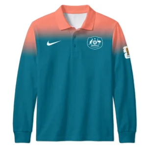 Alternative view of Australia Match Away 2026/27Jersey Long Polo All Over Prints - Gift for Australia Fans QTAU030426A7-LPL