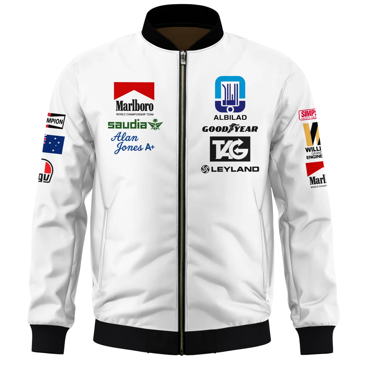 1980 WDC Alan Jones Williams F1 Bomber BLAJ5426A2BB - Image 2