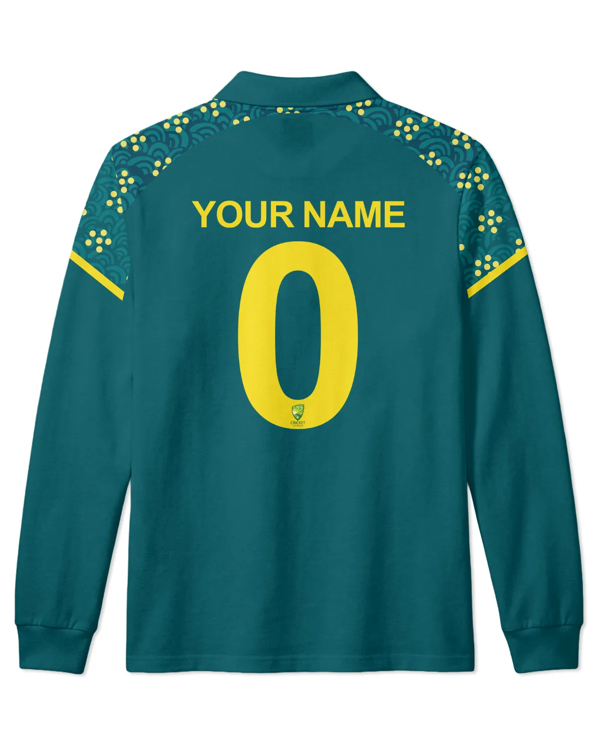 Cricket Australia T20 Mens 25/26 Long Polo All Over Prints - Gift for Australia Fans QTCK300326AA2-LPL - Image 3