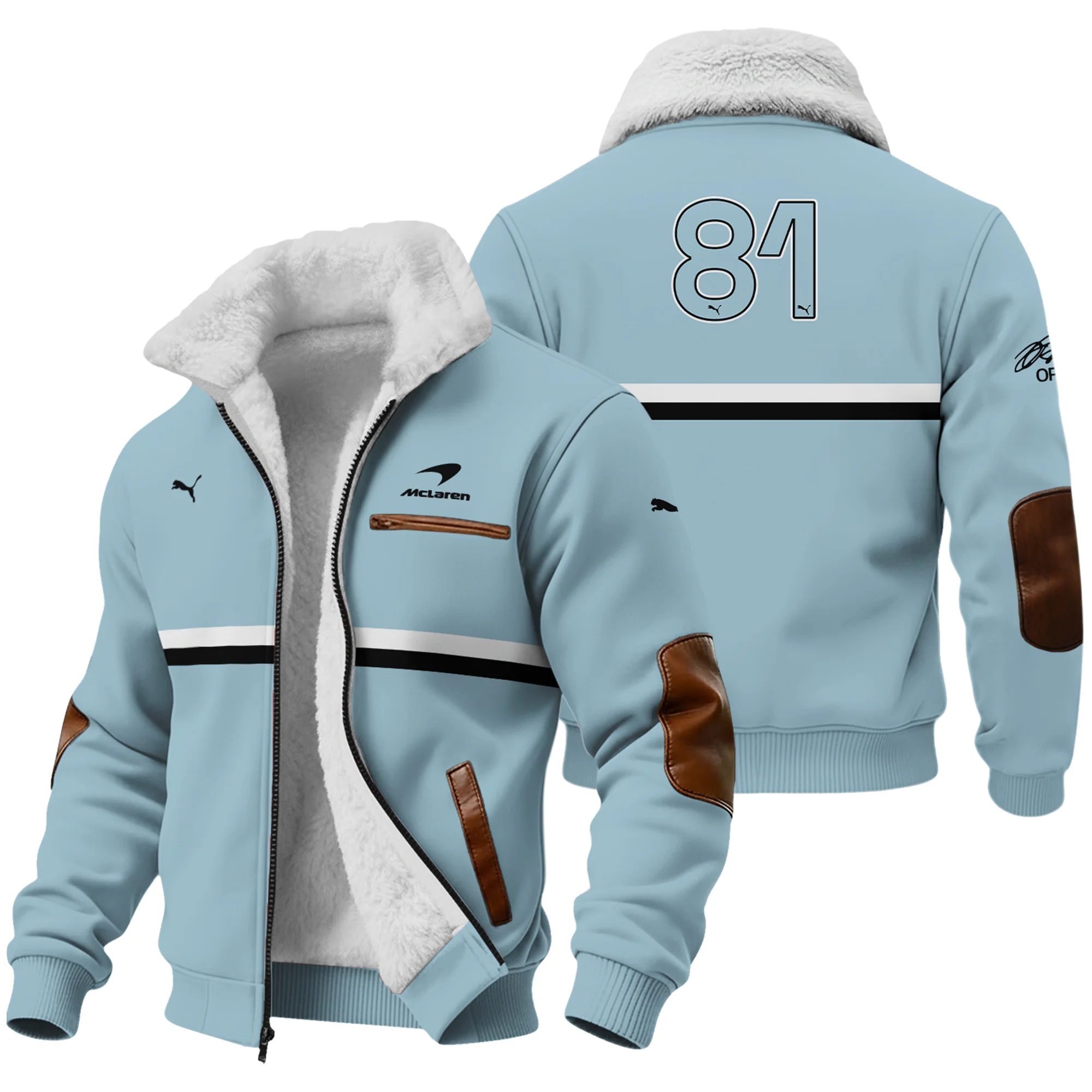 OP81 Oscar Piastri Puma McLaren - Fleece Jacket BLOP28326A1FJ