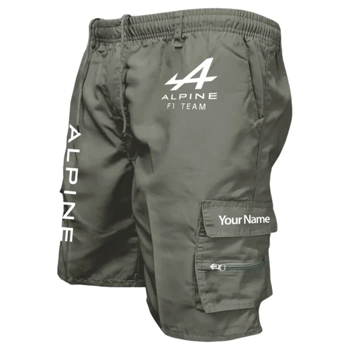 Alpine F1 Team Custom Name Workwear Casual Shorts BLFO2925A1ALP