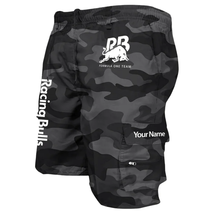Racing Bulls F1 Team Custom Name Workwear Casual Shorts BLFO2925A1RAC