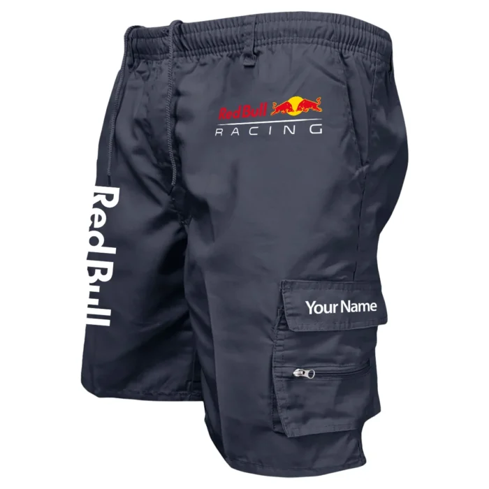 Red Bull Racing F1 Team Custom Name Workwear Casual Shorts BLFO2925A1RBR