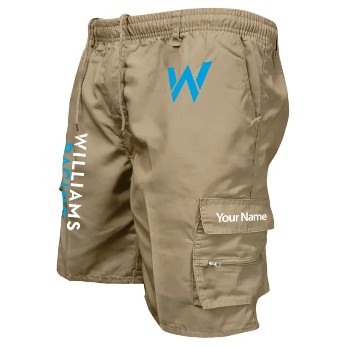 Williams F1 Team Custom Name Workwear Casual Shorts BLFO2925A1WIL
