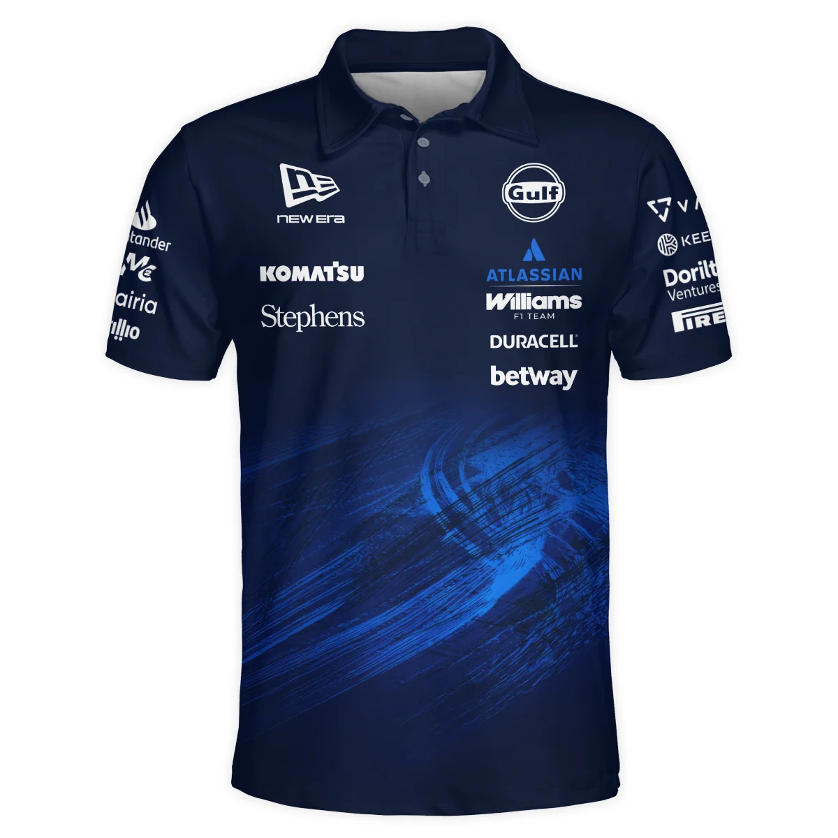 2026 Williams F1 Teamwear Polo Shirt BLVAWIL1226A1PL - Image 2