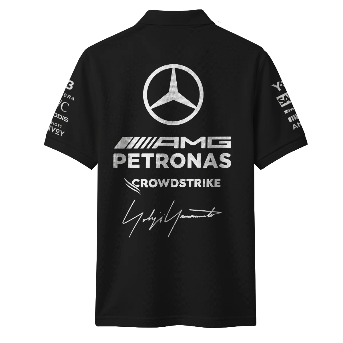 2026 Y-3 x Mercedes F1 Teamwear - Polo Shirt BLMER18326A3PL - Image 3