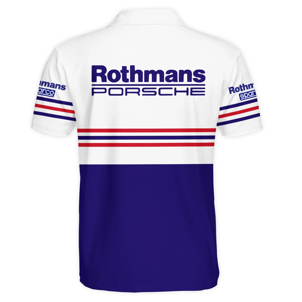 1984 Jack Brabham Rothmans Porsche 962 Polo Shirt BLVAJB080725A03PL - Image 3