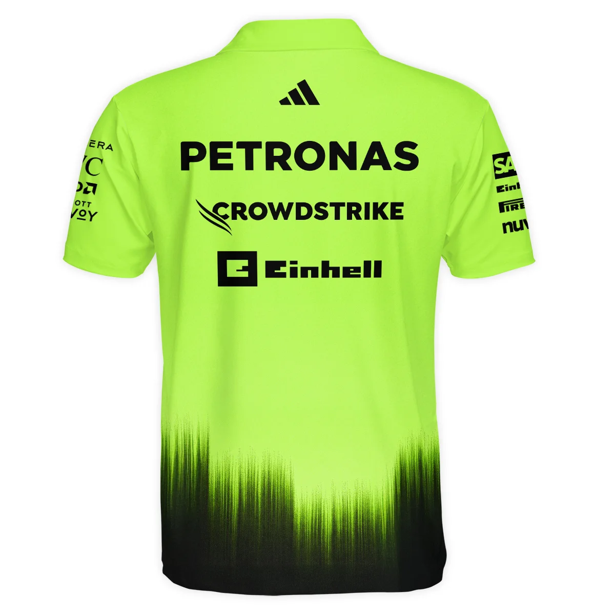 2026 Mercedes F1 Teamwear Polo Shirt BLVAMER1226A5PL - Green - Image 3