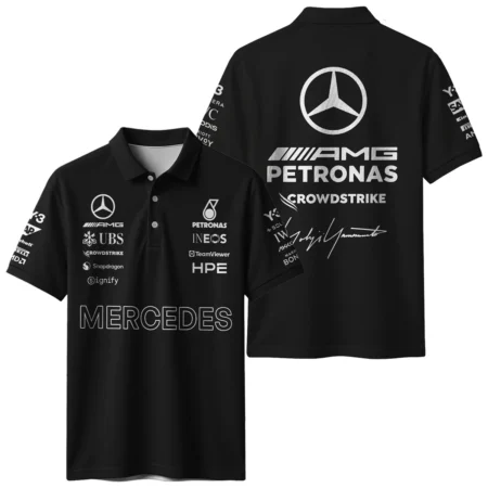 2026 Y-3 x Mercedes F1 Teamwear - Polo Shirt BLMER18326A3PL