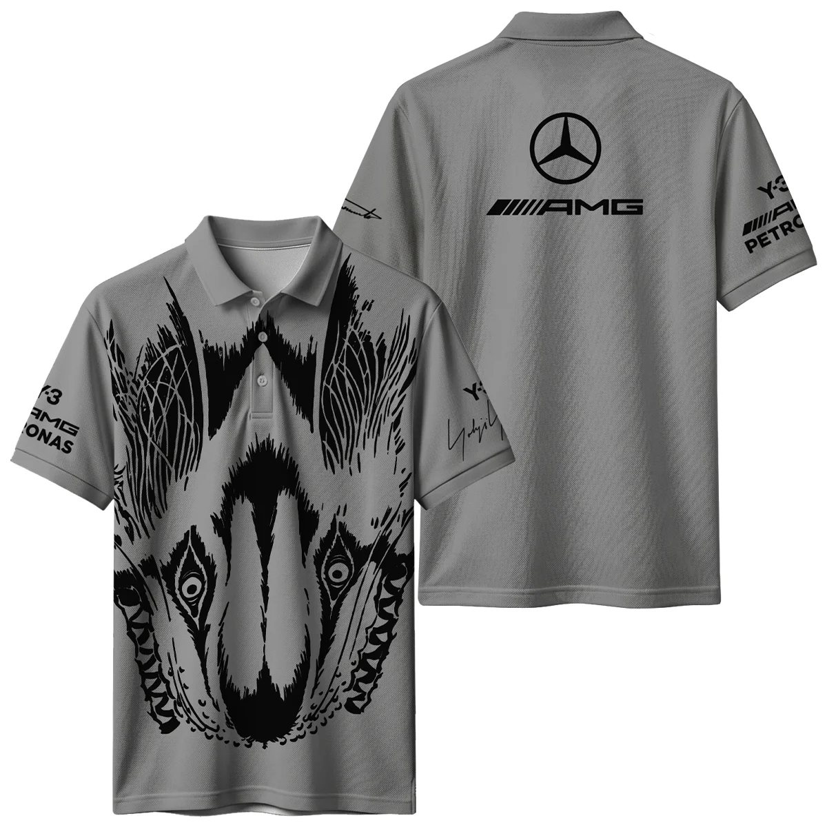 2026 Y-3 x Mercedes F1 - Polo Shirt BLMER18326A4PL