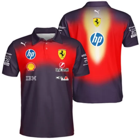 2026 China GP Edition Ferrari F1 Polo Shirt BLVA12326FRRPL
