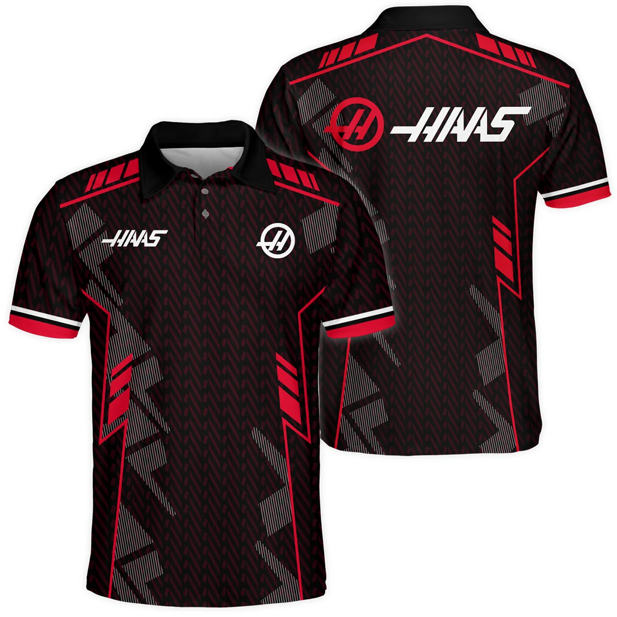 Haas F1 Teamwear Polo Shirt BLVA5326A1HAASPL