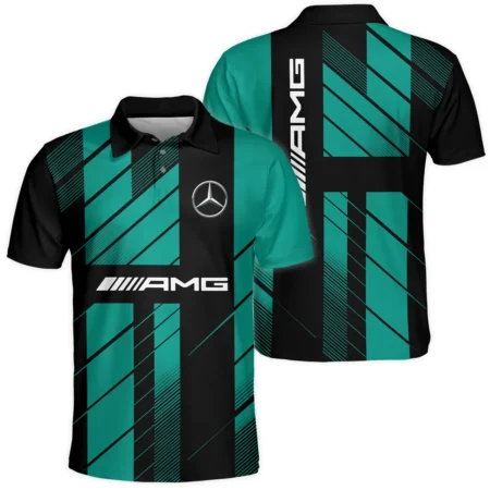 Mercedes F1 Teamwear Polo Shirt Unisex Motorsport Apparel BLVA5326A2MERPL