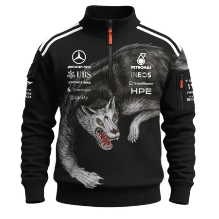Alternative view of 2026 Mercedes x Y-3 Japan GP F1 - Sweatshirt Zipper BLMER18326A2SHZ