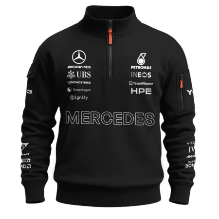 Alternative view of 2026 Y-3 x Mercedes F1 Teamwear - Sweatshirt Zipper BLMER18326A3SHZ