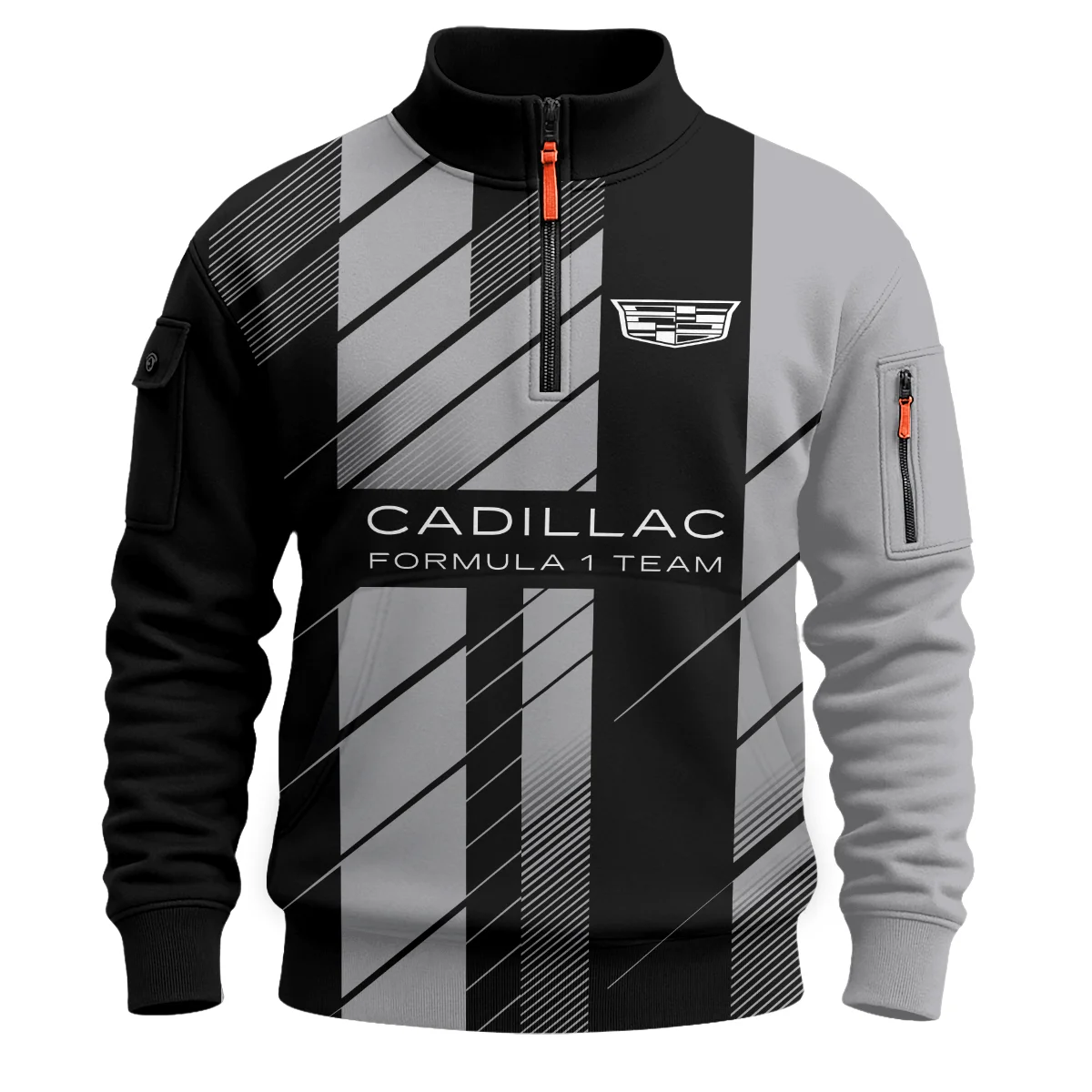 Cadillac F1 Teamwear Sweatshirt Zipper BLVA5326A2CADSHZ - Image 2