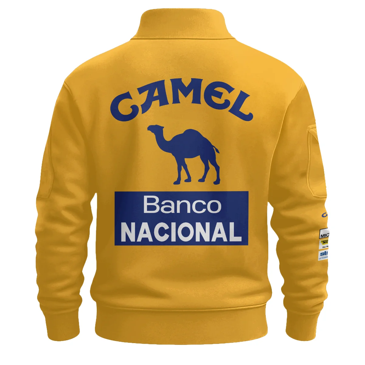 1987 Ayrton Senna Camel Honda F1 Sweatshirt Zipper BL3725A5SHZ - Image 3