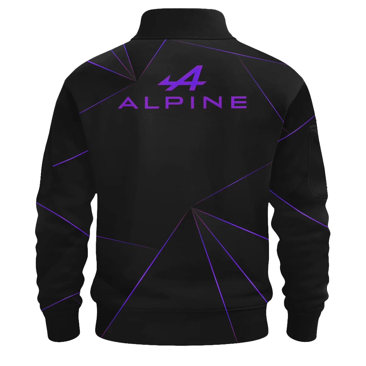 Alpine F1 Teamwear Sweatshirt Zipper BL8326A1ALPSHZ - Image 3