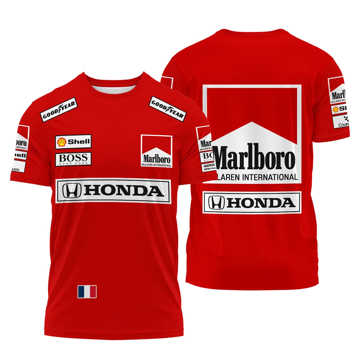 1989 Alain Prost Racing Costume Ferrari F1 Team T-Shirt BLVAAP070725A01TS