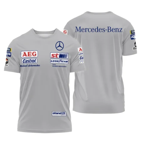 1990 Michael Schumacher Race Suit Mercedes F1 T-Shirt Unisex Motorsport Apparel BLVAMC020925A5TS