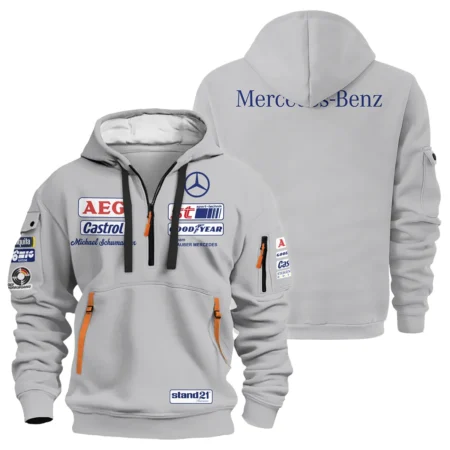 1990 Schumi Race Suit Limited Edition Hoodie Half Zip Unisex Motorsport Apparel BLVAMC020925A5HDF