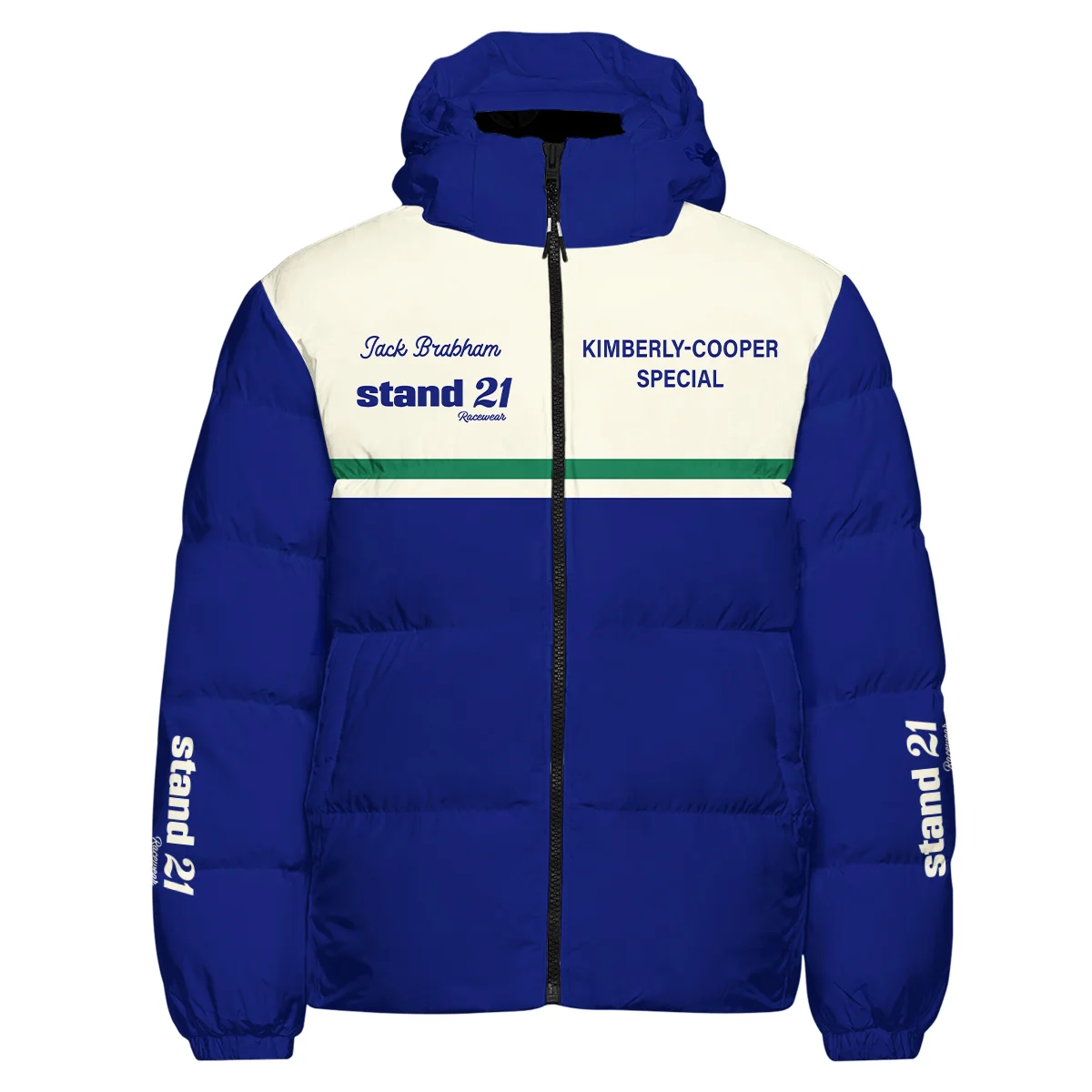 1990s Sir Jack Brabham Race IndyCar Suit Down & Puffer Jackets BLVAJB070725A02HCJ - Image 2