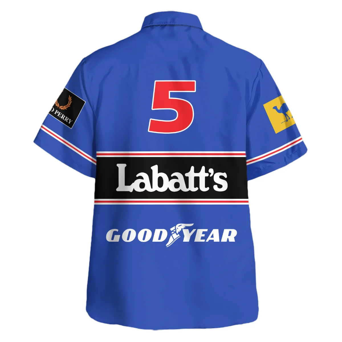 1992 Nigel Mansell Racing Suit Williams F1 Hawaiian Shirt BLNM29725A1HW - Image 3