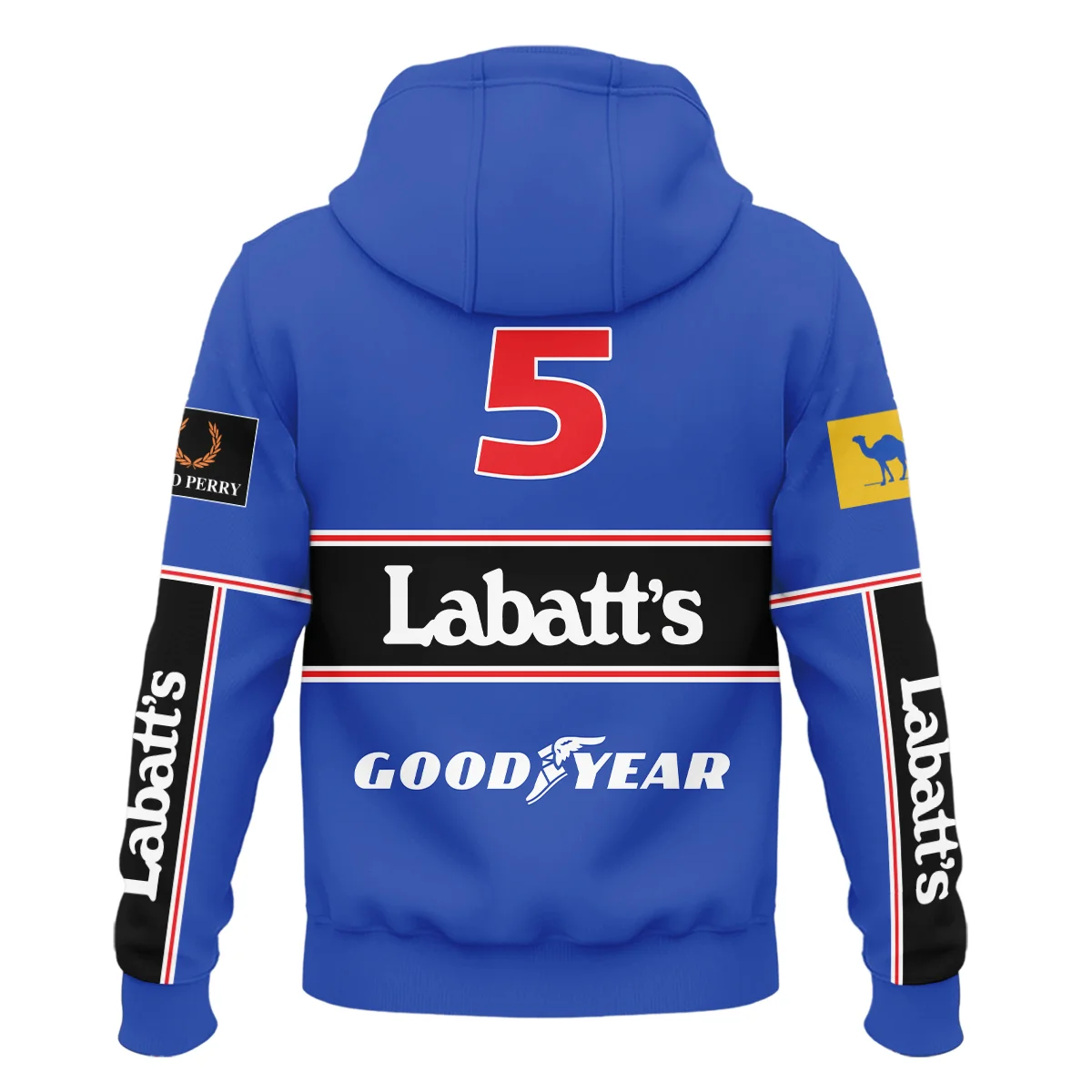 1992 Nigel Mansell Racing Suit Williams F1 Hoodie BLNM29725A1HD - Image 3