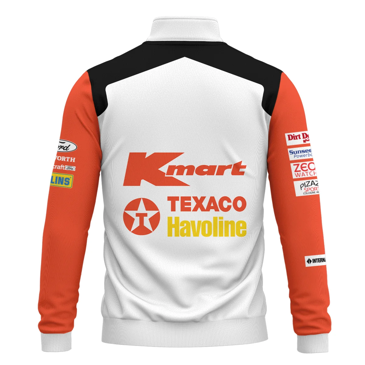 1993 Nigel Mansell Racing Suit Newman Haas IndyCar Quarter-Zip Sweatshirt BLNM29725A6QZS - Image 3