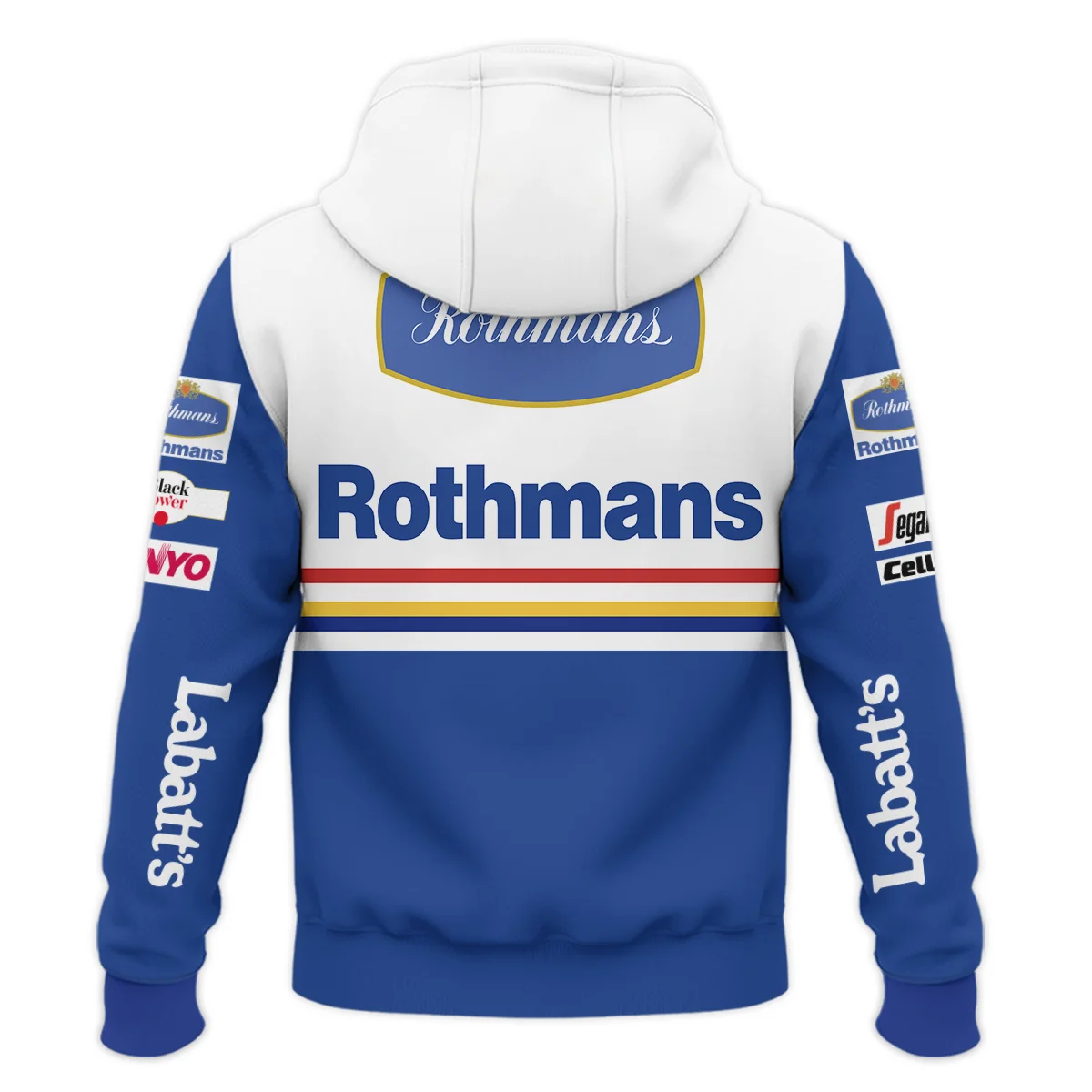 1996 WDC Damon Hill Racing Suit Williams F1 Hoodie BLVADH050925A2HD - Image 3