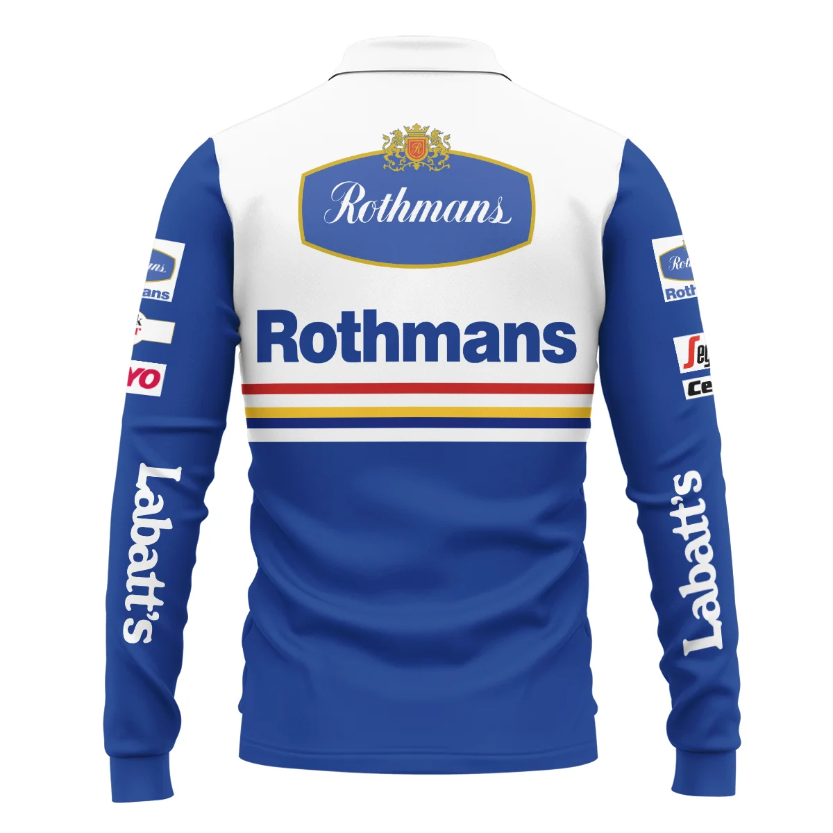 1996 WDC Damon Hill Racing Suit Williams F1 Long Polo Shirt BLVADH050925A2LPL - Image 3